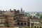 A view from Jahangir Mahal overlooking Orccha city. Sheesh Mahal, Raj Mahal, Chaturbhuj Temple, Ram Raja Temple are seen in the di