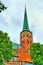 View of Jakobikirche, St. Jakobi Church in Lubeck, Germany