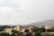 The view of Jantar Mantar, the ancient observatory, as seen from