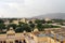 The view of Jantar Mantar, the ancient observatory, as seen from