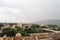 The view of Jantar Mantar, the ancient observatory, as seen from