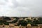 The view of Jantar Mantar, the ancient observatory, as seen from