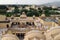 The view of Jantar Mantar, the ancient observatory, as seen from