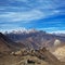 View on the Jarkot village in Muktinath valley, Nepal