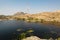 View from Jaswant Thada at the hills, pond and telecom tower, Jodhpur, Rajasthan, India