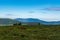 View from Jeleni hrbet hill above Jeleni studanka in Jeseniky mountains in Czech republic