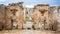 View of Jerash through Gates of Artemis temple