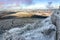 View from Jested mountain peak at winter.