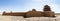 View of Jiayuguan Fort from the gate facing the Gobi desert, Gansu, China