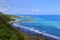 View from the Jinzun Recreation Area The most beautiful bay and beach located at Taitung,