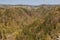 View of Jizera river valley near Semily, Czech