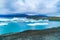 View of Jokulsarlon a large glacial lake