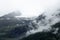 View of the Jostedalen Glacier melting over the Lovatnet Lake,  Norway