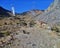 View of the Journey to the Peak of Papandayan Moutain