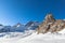 View of Jungfrau and The Sphinx Observatory from Jungfraujoch