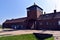 A view just inside the main entrance gate of Birkenau Concentration Camp