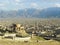 View of Kabul beyond destroyed tomb of Afghan King