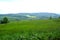 View of the Kaczawskie Mountains