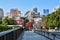 View of Kagurazaka from Kanda Riverside