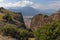 View on Kalabaka town at Meteora