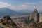 View on Kalabaka town from Meteora
