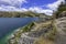 View of Kalamalka Lake from Kalamalka Lake Provinial Park near Vernon British Columbia Canada
