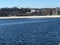 View on the Kamienna Gora and yacht marina Gdynia, Poland from  south pier