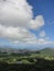 View of Kaneohe from Nu`uanu Pali State Wayside at O`ahu Island