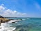 View of Kanyakumari Beach at noon