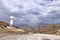 view from the Kara Koo Ashuu pass in Kyrgyzstan near Kazarman