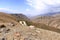 view from the Kara Koo Ashuu pass in Kyrgyzstan near Kazarman