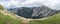 View from the Karavanka border ridge to the upper part of the Barental valley in Karavanke