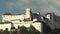 View from the Karoline-Bridge to the Fortress Hohensalzburg, Salzburg, Austria