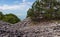 View of the karst edge in Trieste, Italy