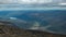 View from Kebnekaise, Lapland, Sweden.