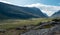 View from Kebnekaise mountain station Sweden.