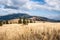 View from Kecka hill above Donovaly resort in autumn Starohorske vrchy mountains in Slovakia