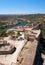 The view from the Keep tower of Mertola Castle. Mertola. Portugal