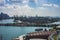 View of the Keppel Harbour seen from the Singapore Cable Car