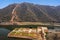 View of Kesar Kyari Saffron Garden on Maota Lake from Amber Fo