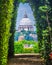 View through keyhole of maltese knights portal with saint peters basilica at the end...IMAGE