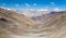 View from Khardung La pass to Karakoram range