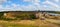 View of the Khotyn fortress on the bank of the Dniester. Chernivtsi region Ukraine