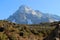 View of Khumbila mountain peak in Sagarmatha national park