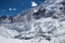 View of Khumbu glacier from Everest Base Camp.
