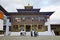 View of the King`s Palace. Known as Dechencholing Palace. Thimphu.