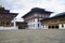 View of the King`s Palace. Known as Dechencholing Palace. Thimphu.