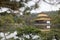 View of Kinkakuji, Temple of the Golden Pavilion buddhist temple in Kyoto