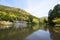 View of Kinrinko Lake in Yufu, Japan