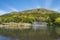 View of Kinrinko Lake in Yufu, Japan